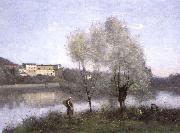 camille corot Ville d-Avray oil painting